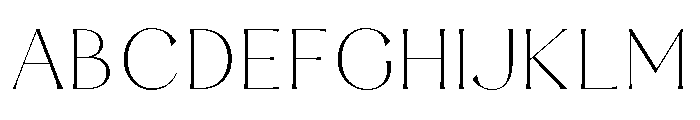 LunaRossa-ExtraLight Font UPPERCASE