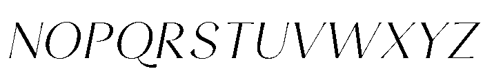 LunaRossa-LightItalic Font UPPERCASE