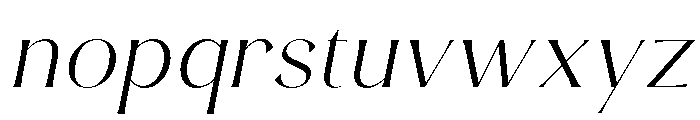 LunaRossa-LightItalic Font LOWERCASE
