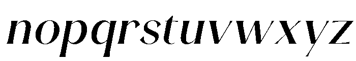 LunaRossa-MediumItalic Font LOWERCASE