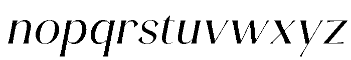 LunaRossa-RegularItalic Font LOWERCASE
