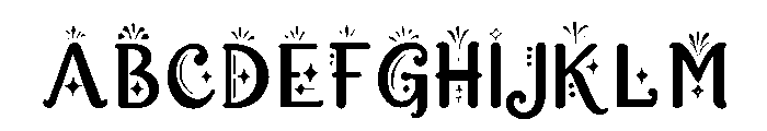 Lunar_Countdown Font UPPERCASE