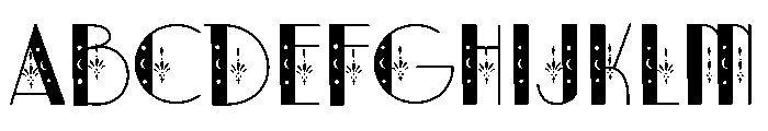 Lunar Dreams Font UPPERCASE