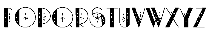 Lunar Dreams Font UPPERCASE