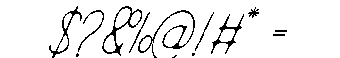 Lunar Melody Font OTHER CHARS