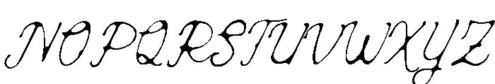 Lunar Melody Font UPPERCASE