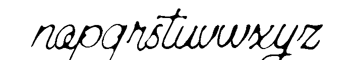 Lunar Melody Font LOWERCASE