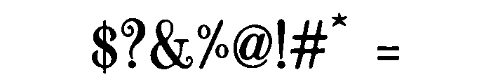 Lunar Mystique Font OTHER CHARS