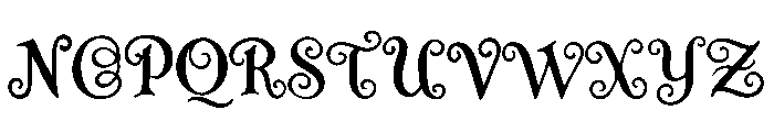 Lunar Mystique Font UPPERCASE