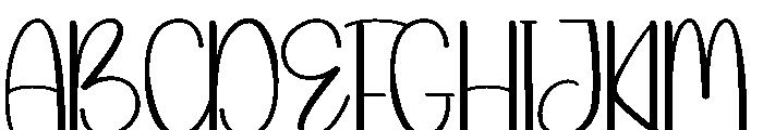 Lunar Newyear Font UPPERCASE