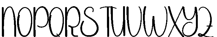 Lunar Newyear Font UPPERCASE