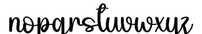 Lunar Newyear Font LOWERCASE
