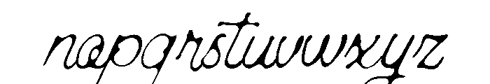 LunarMelody Font LOWERCASE