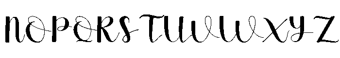 Lunarelle  Regular Font UPPERCASE