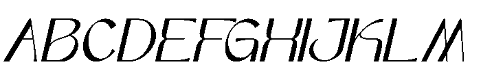 Lunavera Italic Font UPPERCASE