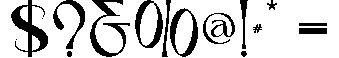 Lunavera Font OTHER CHARS