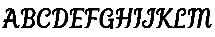 Lunavie Script Font UPPERCASE