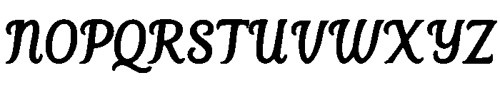 Lunavie Script Font UPPERCASE