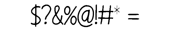 LunchMenu Font OTHER CHARS