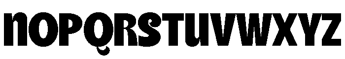 LuneNight-Regular Font UPPERCASE