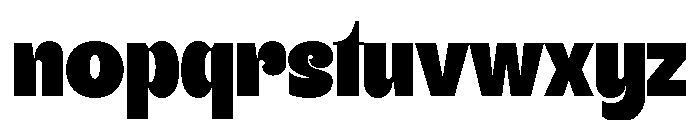 LuneNight-Regular Font LOWERCASE