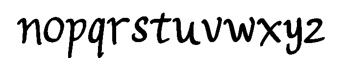 Lunelle Font LOWERCASE