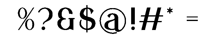 Lunera Font OTHER CHARS