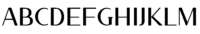Lunera Font UPPERCASE