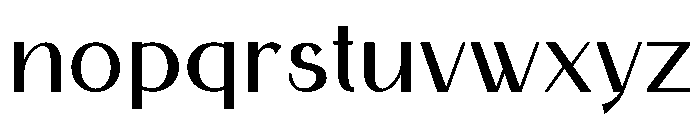 Lunera Font LOWERCASE