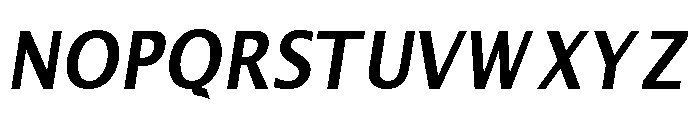 Lunetia Sans Regular Font LOWERCASE
