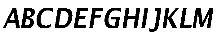 LunetiaSans-Regular Font UPPERCASE