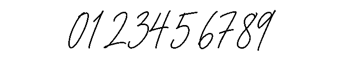 LunetiaSignature-Regular Font OTHER CHARS