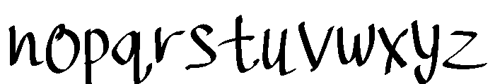 Lunko Font LOWERCASE
