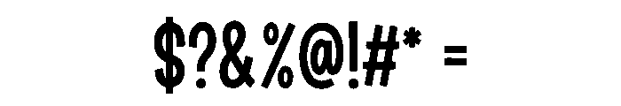 Luno Display Font OTHER CHARS