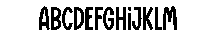Luno Display Font UPPERCASE