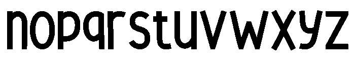 Lunorange Font LOWERCASE