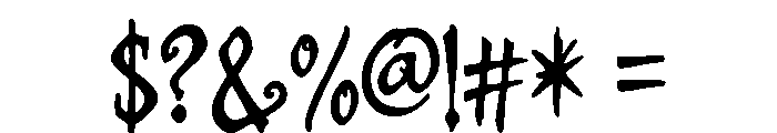 Lunveta Regular Font OTHER CHARS