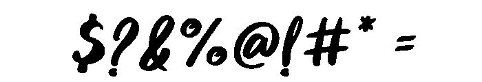 Lunyhop-Italic Font OTHER CHARS
