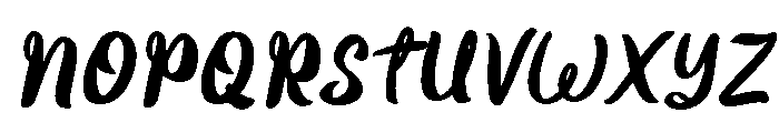 Lunyhop-Italic Font UPPERCASE
