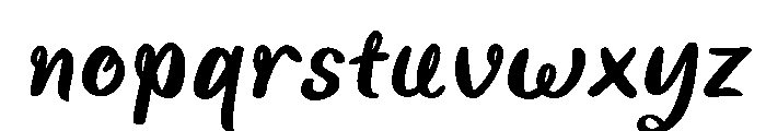 Lunyhop-Italic Font LOWERCASE