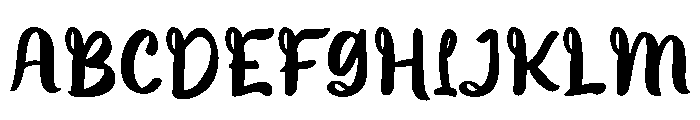 Lunyhop-Regular Font UPPERCASE