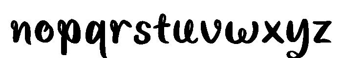 Lunyhop-Regular Font LOWERCASE