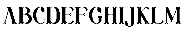 Lush Garden Font UPPERCASE