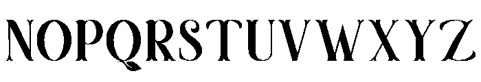 Lush Garden Font UPPERCASE