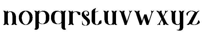 Lush Garden Font LOWERCASE