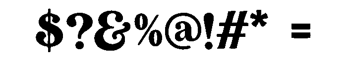 Lush Letter Font OTHER CHARS
