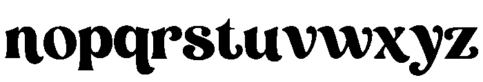 Lush Letter Font LOWERCASE