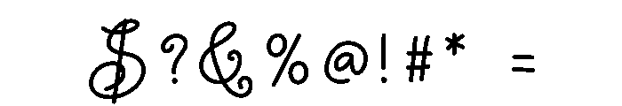 Lush Valentine Font OTHER CHARS