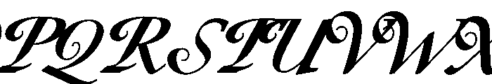 LustaviaScript Font UPPERCASE