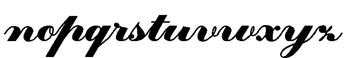 LustaviaScript Font LOWERCASE